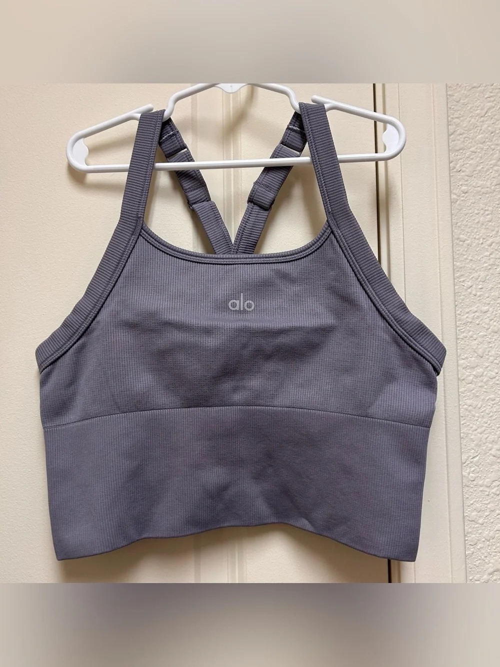 Alo Yoga seamless ribbed favorite bra tank
